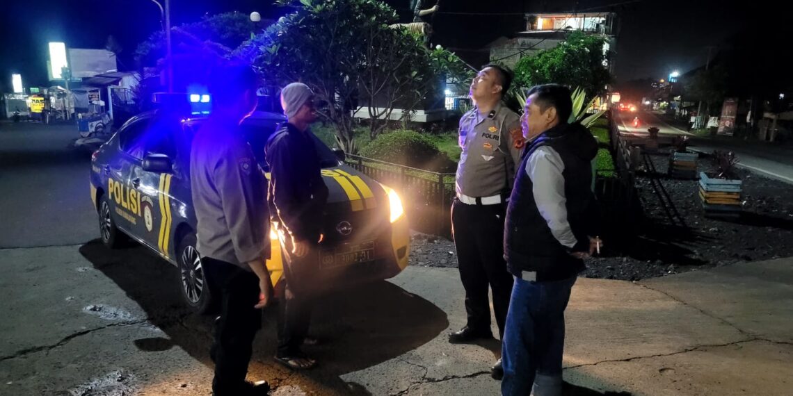 Patroli Strong Point Malam Hari Wujudkan Situasi Kamtibmas Yang Aman Dan Kondusif