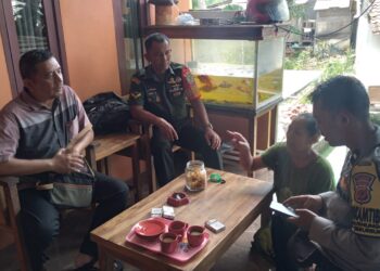Bhabinkamtibmas Polsek Cibeureum laksanakan anjangsana bersama Babinsa