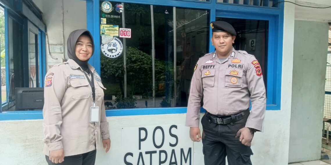 Unit Samapta Polsek Cisaat  Patroli Dialogis dengan Security