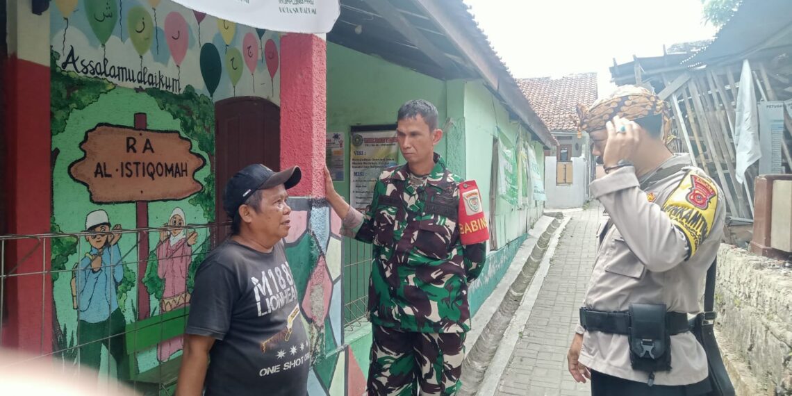 Datangi Warga Langsung, Babinkamtibmas Berikan Himbauan Gukamtibmas