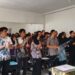 Bhabinkamtibmas Kel Nyomplong Hadiri Acara Pelantikan Kelompok Penyelenggara Pemungutan Suara (KPPS) Tingkat Kelurahan Warudoyong Ta 2024.
