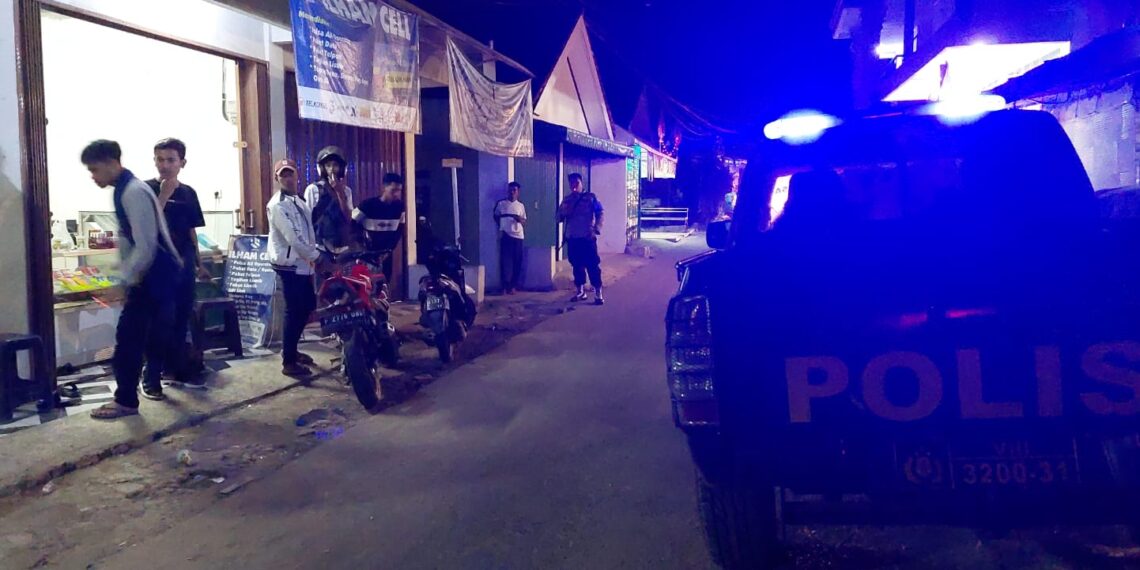 Cegah Gukamtibmas di Malam Hari Polsek Kadudampit Laksanakan Patroli KRYD