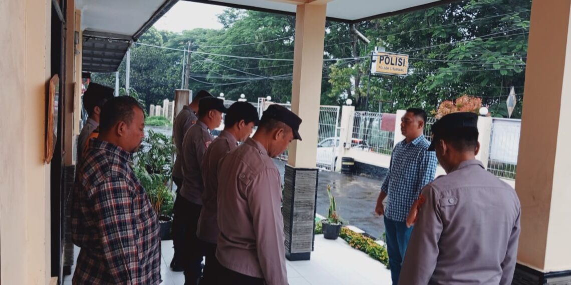 Gelar Apel Pagi Polsek Citamiang Sebagai Bentuk Kedisiplinan.