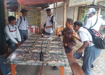 Berikan Pesan Kamtibmas Kepada Pelajar Bhabinkamtibmas Polsek Sukaraja