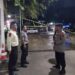 Patroli Rutin Malam Hari Sambangi Satpam Hotel sampaikan Himbauan kamtibmas