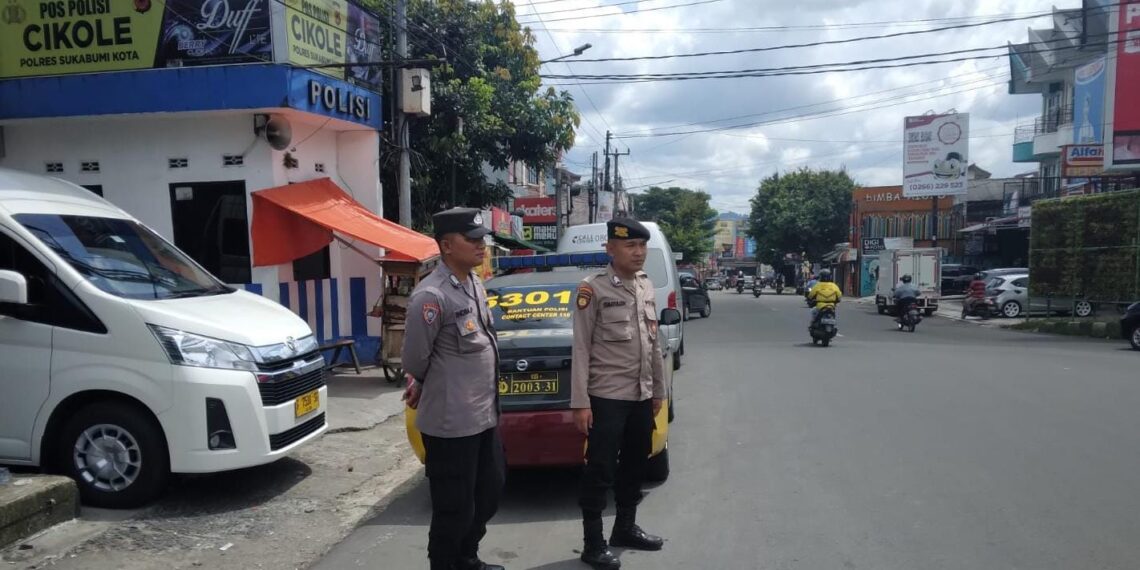 Unit Samapta Polsek Cikole Laksanakan Gatur Pagi