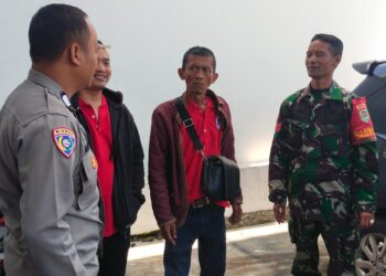 Sinergitas TNI-POLRI Bhabinkamtibmas bersama Babinsa Sambang warga binaan.