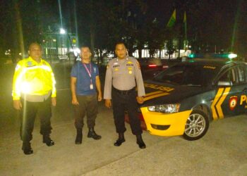Patroli Malam, Unit Samapta Polsek Cisaat Tekan Kriminalitas dan Gangguan Kamtibmas