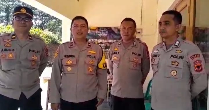 Pengamanan Minggu Kasih Polsek Cireunghas