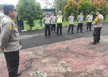 Polsek Warudoyong Gelar Apel Pagi Sebagai Bentuk Kedisiplinan.