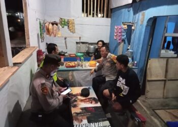 Kanit Samapta Polsek Cireunghas Laksanakan Patroli Sambang