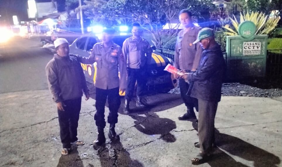 Patroli Strong Point Malam Hari Wujudkan Situasi Kamtibmas Yang Aman Dan Kondusif
