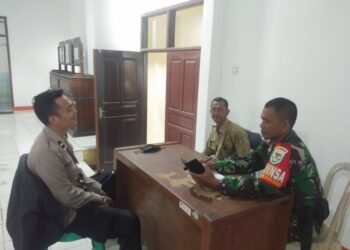 Berikan Himbauan Kamtibmas Menjelang Pemilu Bhabinkamtibmas Polsek Cibeureum Sambangi Warga / Perangkat Kelurahan Bersama Babinsa