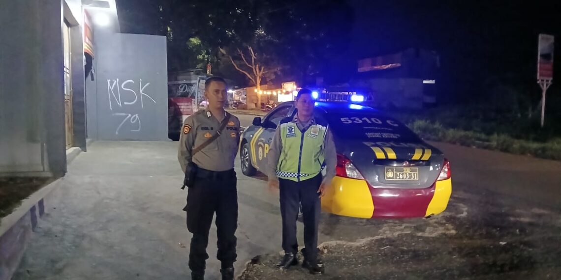 Polsek Sukaraja Laksanakan Patroli Rutin Malam Hari