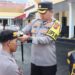 Sematkan Baret, Ini Pesan Kapolres Sukabumi Kota