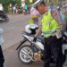 Polsek Sukalarang Gelar Razia Knalpot Brong Antisipasi Kejahatan Balap Liar