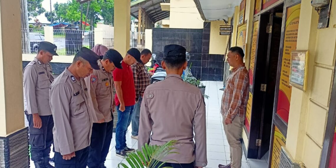 Sebagai Bentuk Kedisiplinan Polsek Citamiang Gelar Apel Pagi