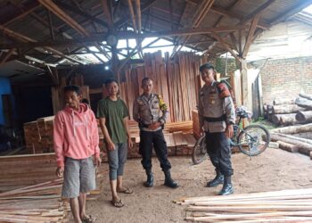 Anggota Samapta Intesifkan Patroli, Siang Hari Cegah Gangguan Kamtibmas