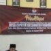 Bhabinkamtibmas Polsek Kadudampit Hadiri Pelantikan Anggota PPS
