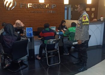 Patroli Bhabinkamtibmas Polsek Gunungpuyuh Berikan Himbauan Kamtibmas