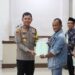 Kapolres Sukabumi Kota Hadiri Penyerahan Sertifikat Tanah Program PTSL