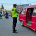 Polsek Warudoyong Lakukan Gatur Lalu Lintas Antisipasi Kemacetan