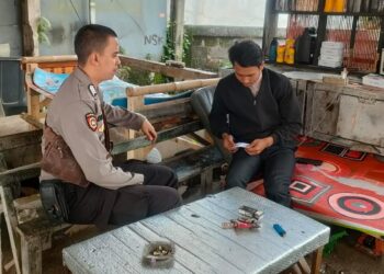 Polsek Sukaraja Lakukan Kegiatan Preventif Dengan Cara Sambang