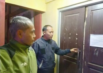 Patroli Polsek Kadudampit kontrol gudang logistik