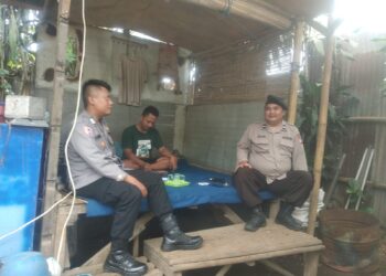 Sambangi Warga Binaan, Bhabinkamtibmas Polsek Gunungguruh Berikan Himbauan Kamtibmas
