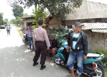 Wujudkan Kamtibmas yang kondusif, Kanit Samapta Polsek Cireunghas Laksanakan Patroli Sambang