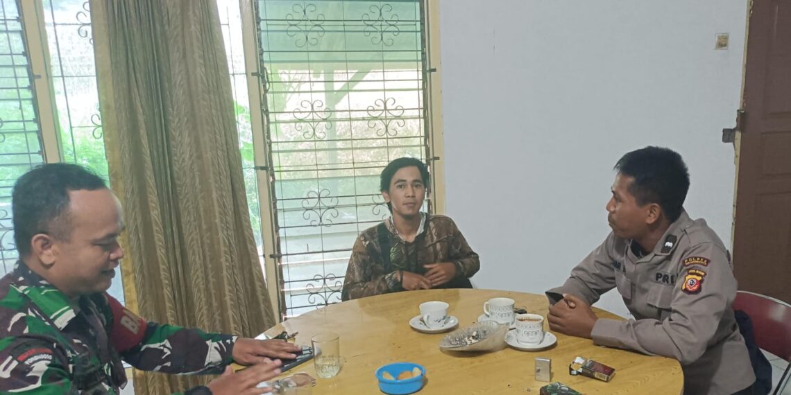 Bhabinkamtibmas Desa Langensari Bersama Babinsa Ambang Dan Silaturahmi Di Wilayah Binaan