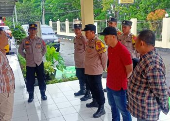Polsek Citamiang Gelar Apel Pagi Sebagai Bentuk Kedisiplinan.