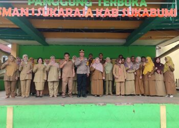 Kapolsek Sukaraja Bersama Bhabinkamtibmas Desa Sukaraja Laksanakan Police Goes To School