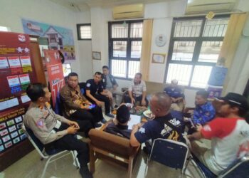 Polsek Baros Silahturahmi Dengan Ppk Baros