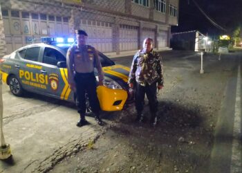 Tingkatkan Keamanan di malam hari, Polsek Cisaat Gelar Patroli  KRYD