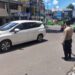Unit Patroli Polsek Gunungpuyuh Laksanakan Penjagaan Dan Pengaturan (Gatur) Lalu Lintas