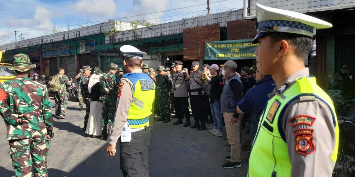 Sinergitas TNI – POLRI, Polsek dan Koramil Lakukan kegiatan Jumsih