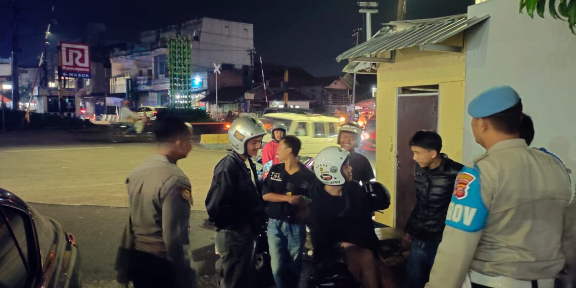 Polsek Citamiang Gelar Patroli KRYD Antisipasi Terjadinya Gangguan Kamtibmas