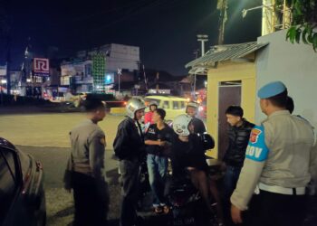 Polsek Citamiang Gelar Patroli KRYD Antisipasi Terjadinya Gangguan Kamtibmas