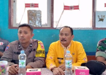Bhabinkamtibmas Dan Babinsa Desa Selawangi Kecamatan Sukaraja Laksanakan Kegiatan Monitoring