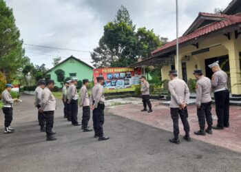 Polsek Warudoyong Gelar Apel Pagi Sebagai Bentuk Kedisiplinan.