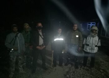 Bhabinkamtibmas Polsek Kadudampit Sambang Pos Kamling