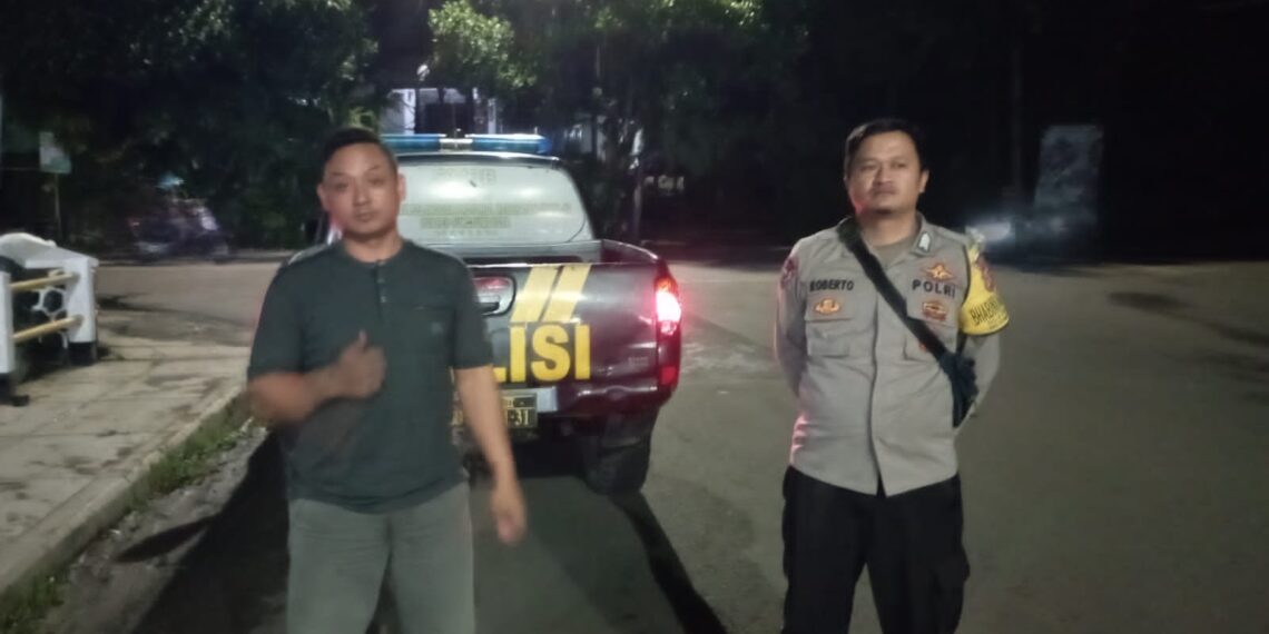 Polsek Kebon Pedes Cegah Kejahatan Dengan Patroli Rutin
