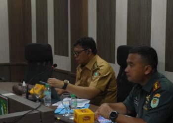 Pj. Wali Kota Sukabumi Hadiri Vicon Rakor Pengendalian Inflasi Tingkat Daerah