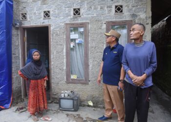 Pj. Wali Kota Sukabumi Tinjau Lokasi Musibah Angin Puting Beliung