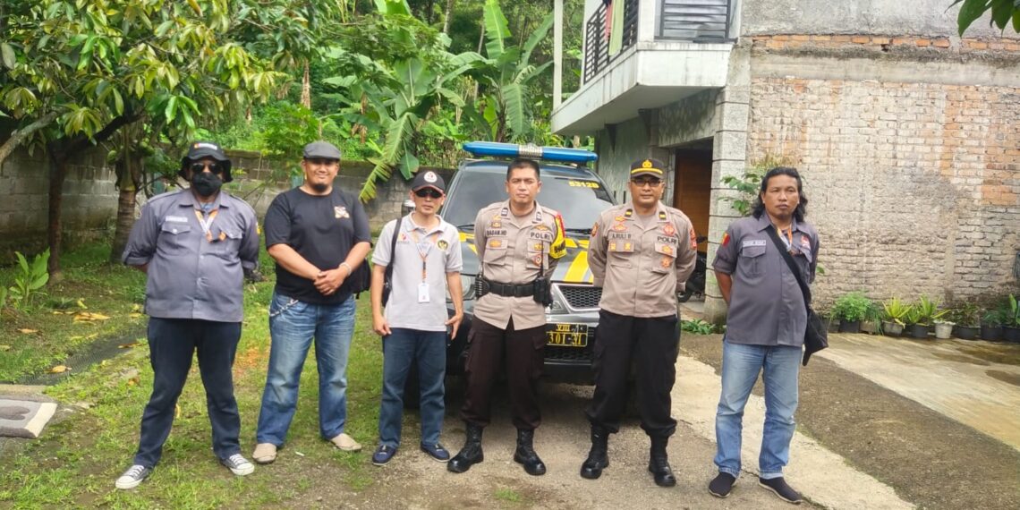 Dukung Kelancaran Demokrasi,Polsek Cireunghas Laksanakan Pengamanan Kampanye Tatap Muka Caleg DPR RI