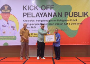 Kick Off Yanlik, Pj. Wali Kota Sukabumi Pastikan Pelayanan Publik di Kota Sukabumi Meningkat