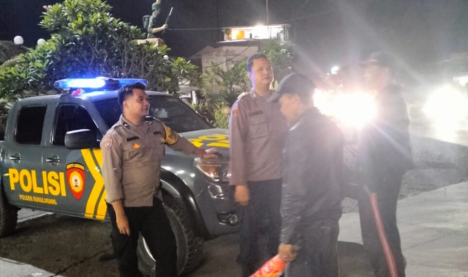Patroli Strong Point Malam Hari Wujudkan Situasi Kamtibmas Yang Aman Dan Kondusif