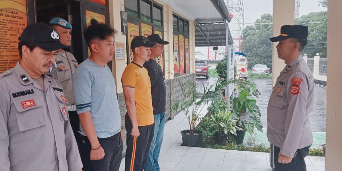 Polsek Citamiang Gelar Apel Pagi Sebagai Bentuk Kedisiplinan.