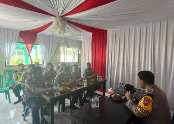 Kapolsek Sukalarang Pimpin Giat Anev Mingguan, Ini Penekananya